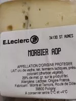 Mängden socker i Morbier AOP