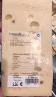 Mängden socker i Emmental Français