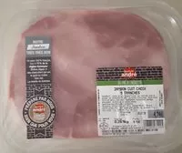 Mängden socker i Jambon cuit choix 5 tranches
