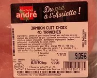 Mängden socker i Jambon cuit