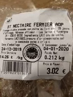 Mängden socker i Saint nectaire fermier