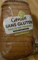 Mängden socker i Genius sans gluten pain de mie tranché