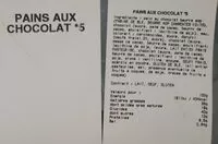 Mängden socker i Pains au chocolat