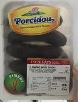 Mängden socker i 5 boudins noirs piment
