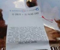 Mängden socker i Croissant et pains au chocolat