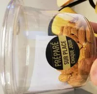 Mängden socker i Amandes décortiquées bio