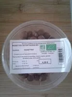 Mängden socker i Noisettes décortiquées bio