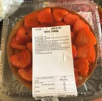 Mängden socker i Tarte au fraise