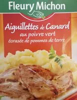 Mängden socker i Aiguillettes de Canard au poivre vert écrasée de pommes de terre