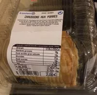 Mängden socker i Chaussons aux pommes