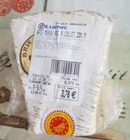 Mängden socker i Brie de meaux