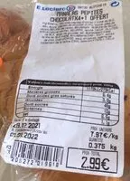 Mängden socker i Manalas Pépites Chocolat