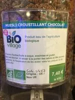 Mängden socker i Muesli croustillant chocolat