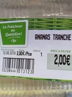 Mängden socker i Ananas tranche