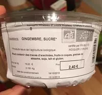 Mängden socker i Gingembre confit