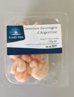 Mängden socker i Crevettes sauvages d'Argentine