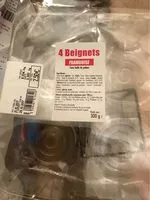 Mängden socker i 4 Beignets Framboise