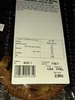 Mängden socker i Pain aux raisins