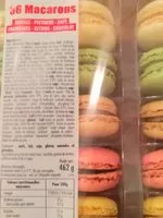 Mängden socker i 36 macarons
