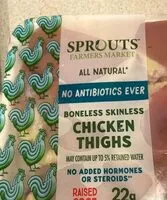 Mängden socker i Chicken thighs