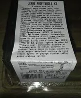 Mängden socker i Verre profiterole x2