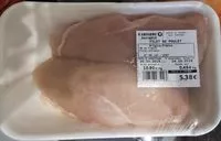 Mängden socker i Filet de poulet