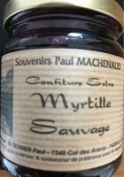 Mängden socker i Confiture Extra Myrtille