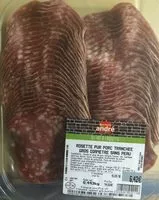 Mängden socker i Rosette pur porc tranchée gros diamétre sans peau