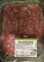 Mängden socker i Rosette pur porc tranchée sans peau