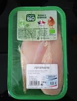 Mängden socker i Filets de poulet fermier Bio