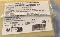 Mängden socker i Emmental de Savoie IGP