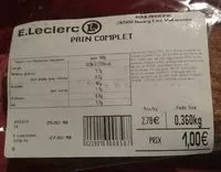 Mängden socker i Pain complet