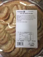 Mängden socker i Tarte aux pommes 8/10 pers