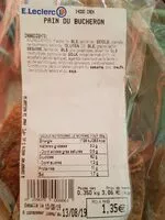 Mängden socker i Pain du bûcheron