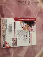 Mängden socker i Jambon cuit supérieur cœur de couenne