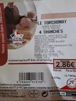 Mängden socker i jambon supérieur cuit au torchon