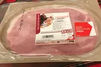 Mängden socker i Jambon cuit