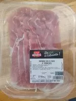 Mängden socker i Jambon cru 9 mois