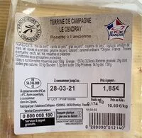 Mängden socker i Terrine de campagne Le Cendray