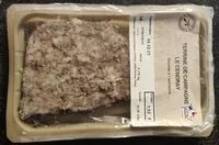 Mängden socker i Terrine de campagne Le Cendray