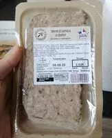 Mängden socker i Terrine de campagne le cendray