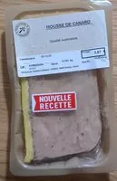Mängden socker i Mousse de canard