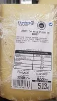 Mängden socker i Comte 30 mois fleur du bugey