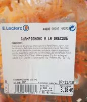 Mängden socker i Champignons à la grecque