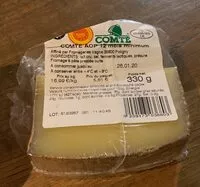 Mängden socker i Comté 12 mois