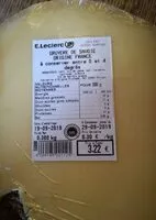 Mängden socker i Gruyère de Savoie