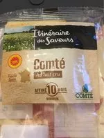 Mängden socker i Comté au lait cru