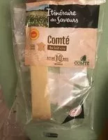 Mängden socker i Comté au lait cru