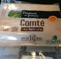 Mängden socker i Comté au lait cru