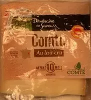 Mängden socker i Comté au lait cru